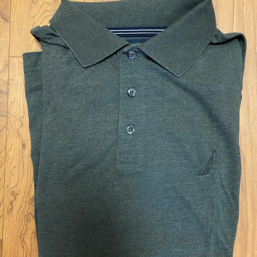 Men’s green Nautica Polo